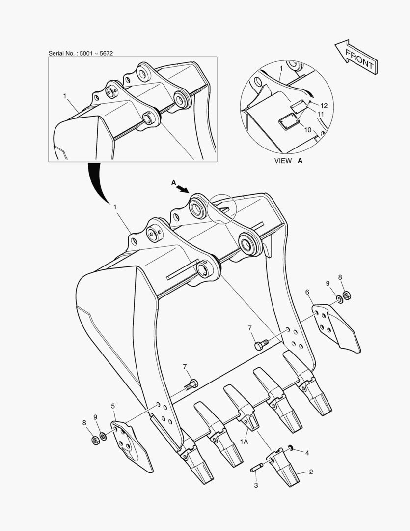 6860 BUCKET - 0.64гЋҐ
