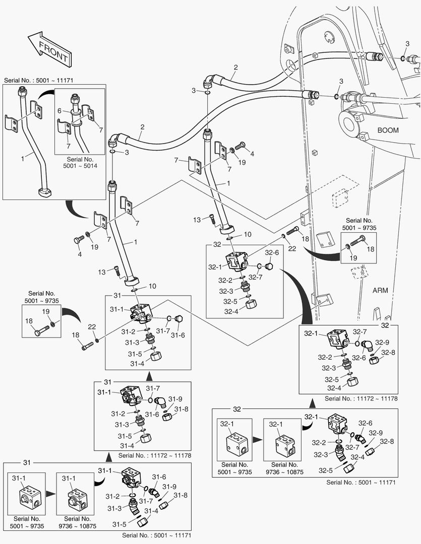 Спецтехника 6450 ARM PIPING - ONE & TWO WAY(ARM-2.1m) - главное фото