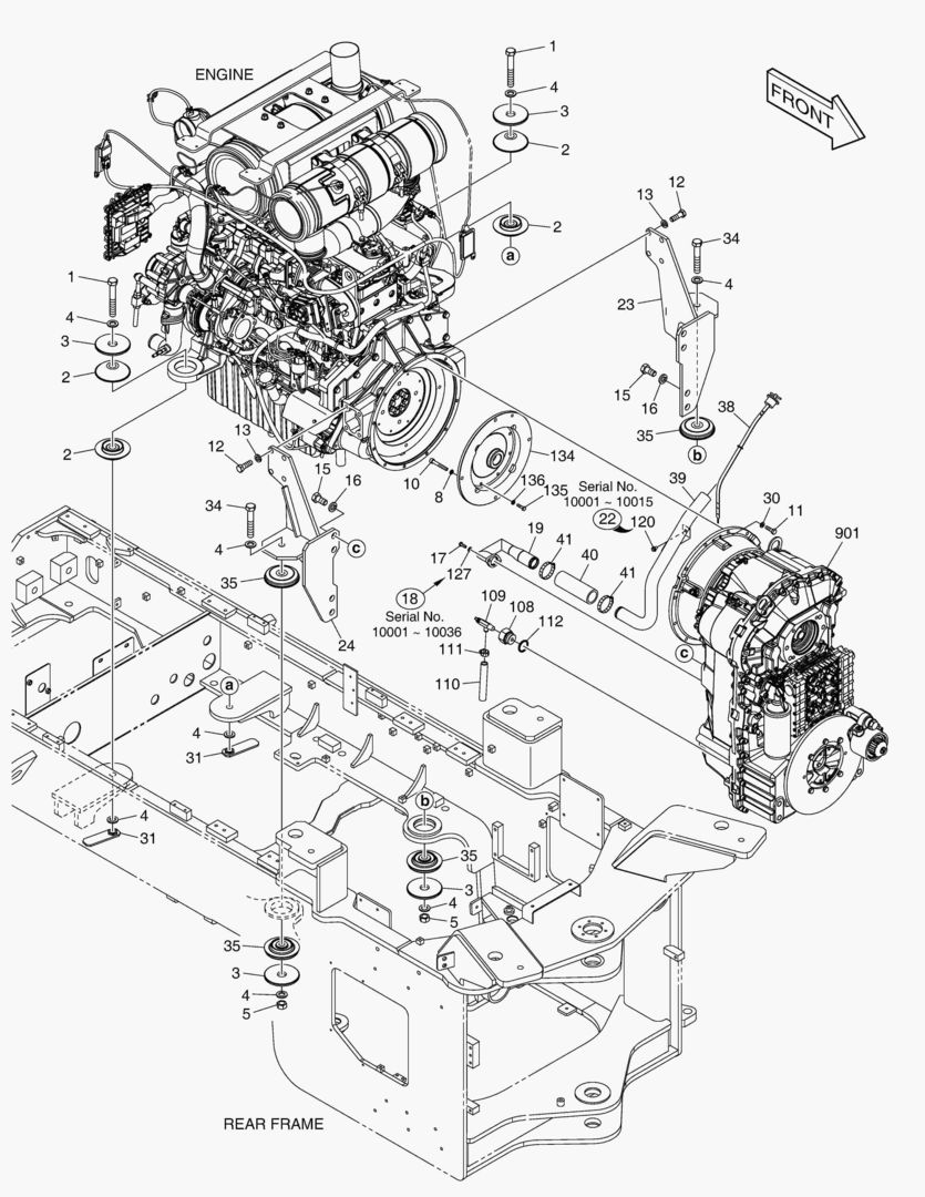 1130 ENGINE MOUNTING(3)