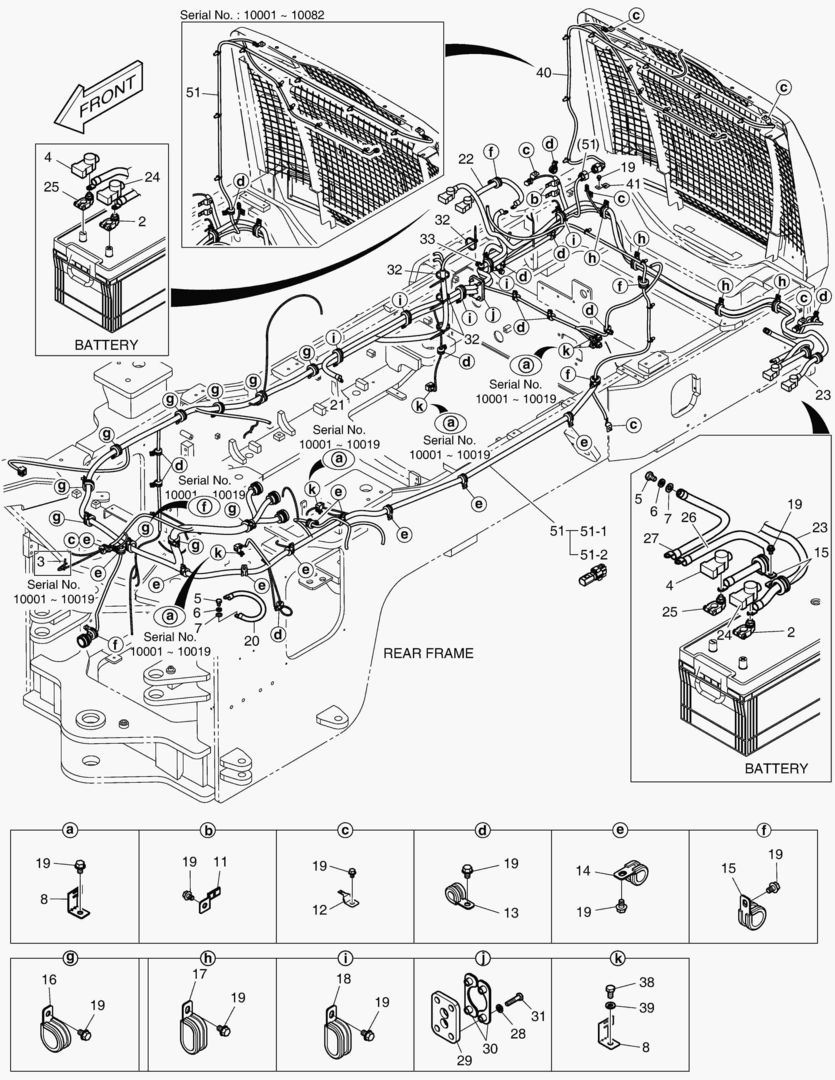 1650 ELECTRIC PARTS - WIRING [10001~10135]