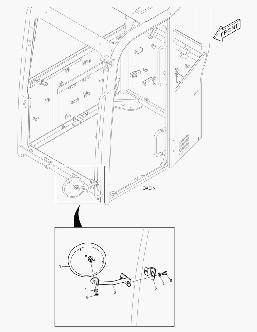 1335 MIRROR - ADDITIONAL(CABIN) [2083~]