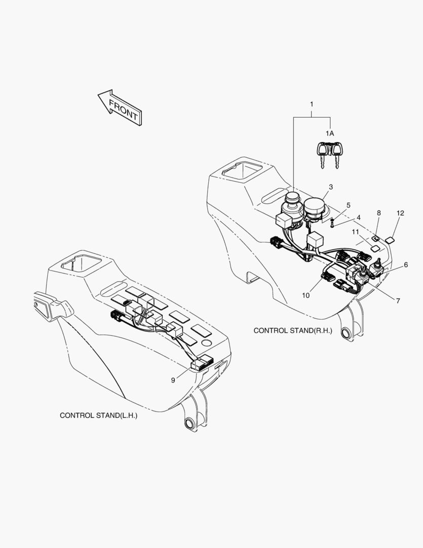 ЭЛЕКТРИЧЕСКИЕ ЗАПЧАСТИ - ПУЛЬТ УПРАВЛЕНИЯ