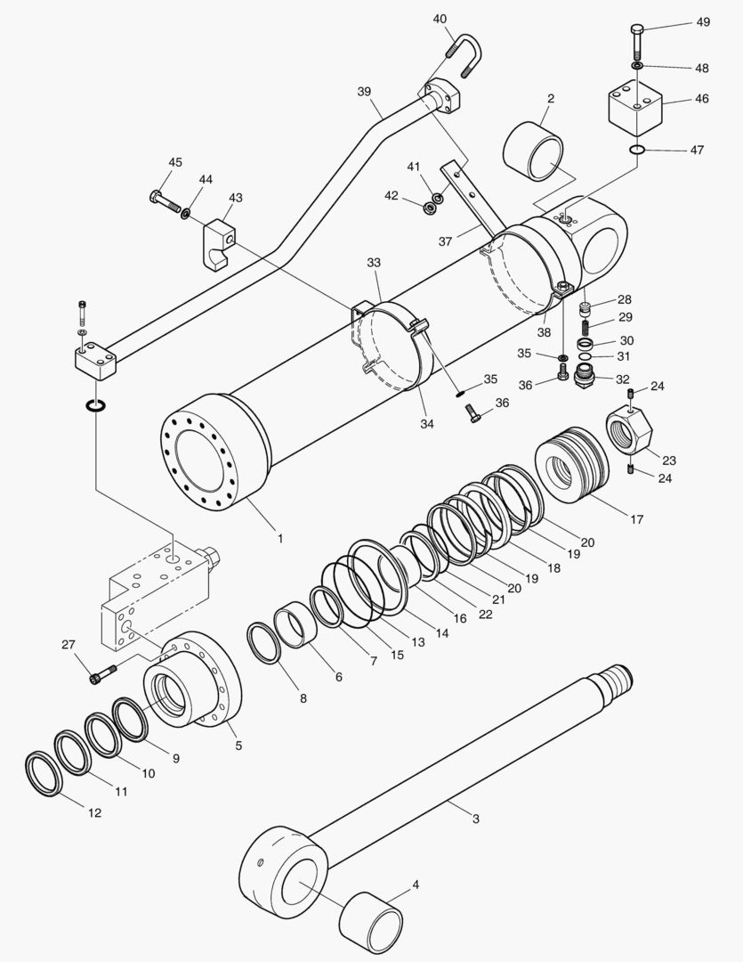 Схема LOCK VALVE) [5001~5183]