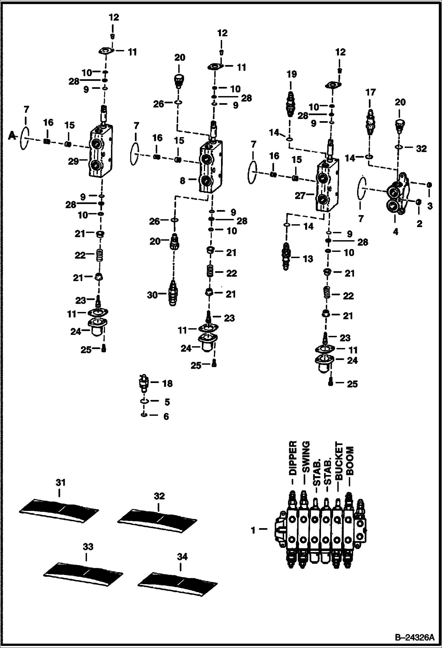 УПРАВЛЕНИЕ КЛАПАНОМ 730SH - СЕРИЙНЫЙ НОМЕР 646500499 И НИЖЕ
