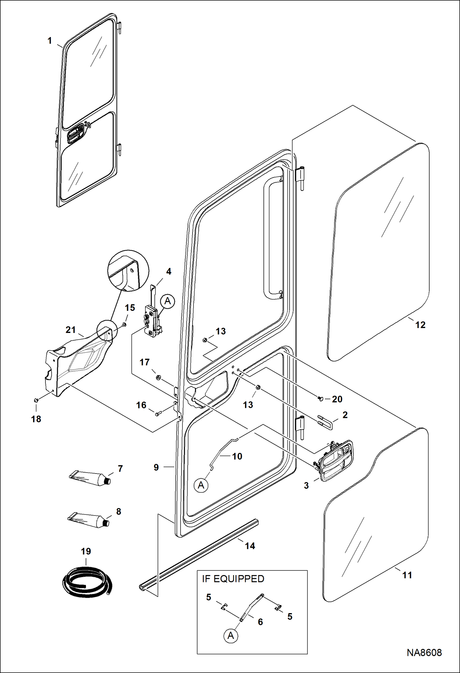 КАБИНА ОПЕРАТОРА (ДВЕРЦА)