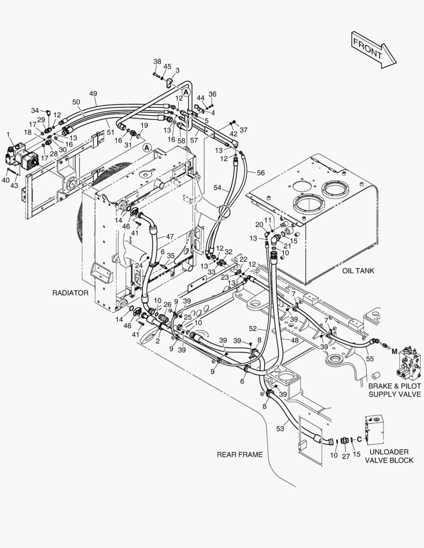 ТУБОПРОВОД МАСЛЯНОГО РАДИАТОРА (2)