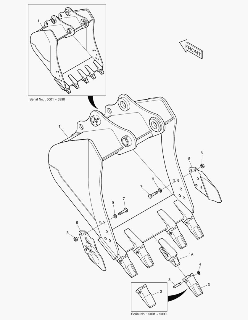 3120 BUCKET ASS`Y - 0.92mВі