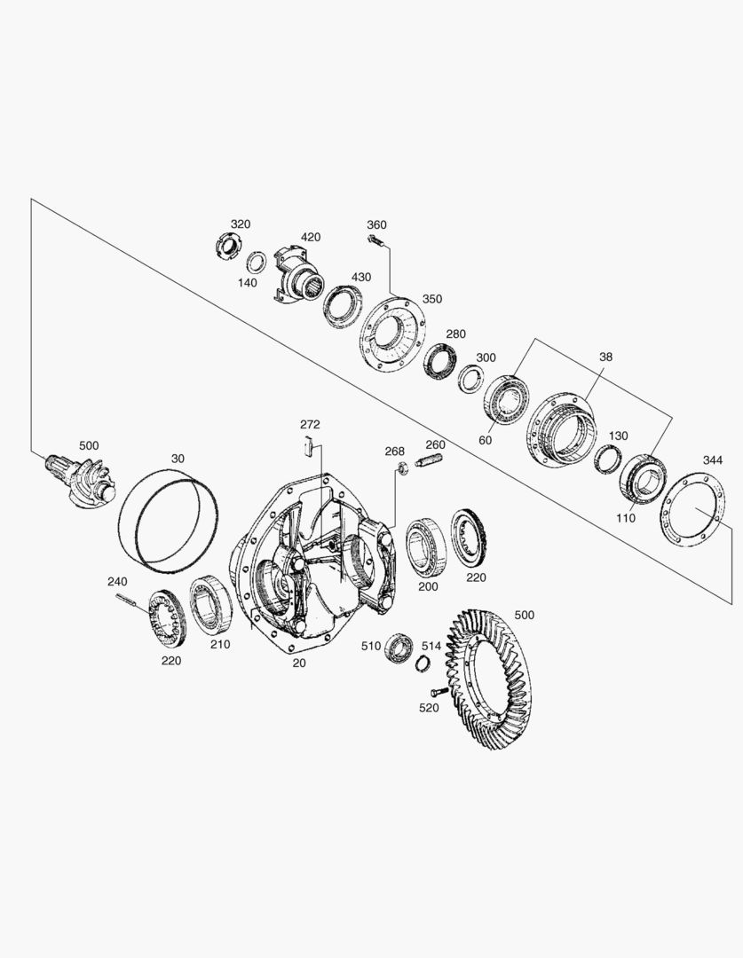 3351 DIFFERENTIAL CARRIER-REAR AXLE [2077~]