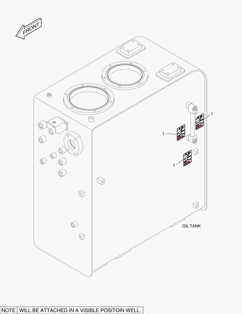 5260 DECAL - OIL CHECK