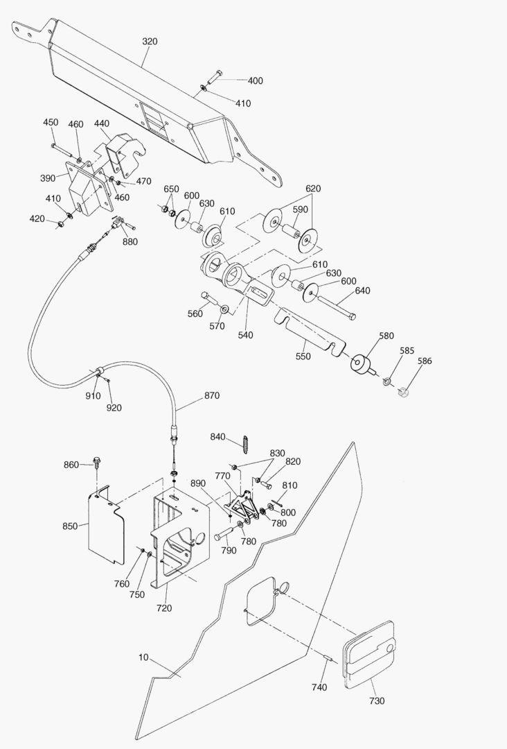 G300-6 BONNET LOCKING DEVICE [810182~]