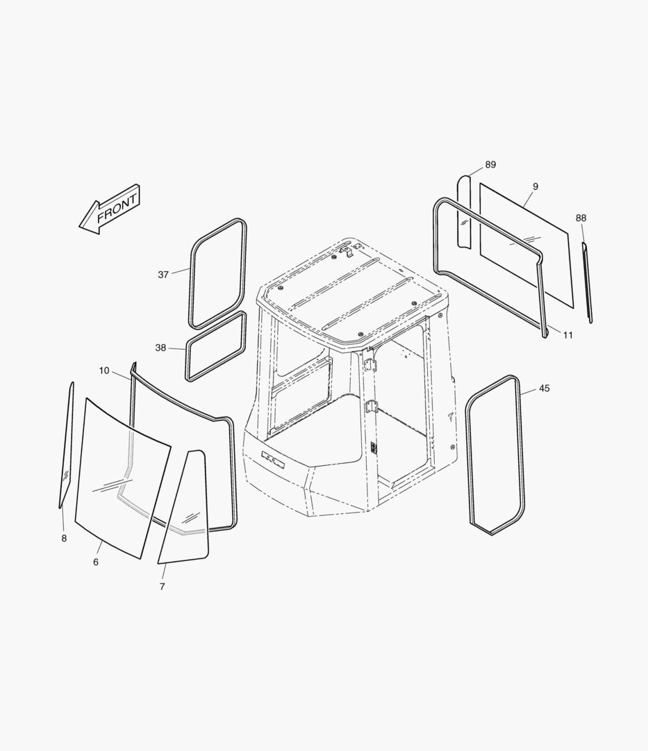 5350 CABIN(3)-ROPS & FOPS