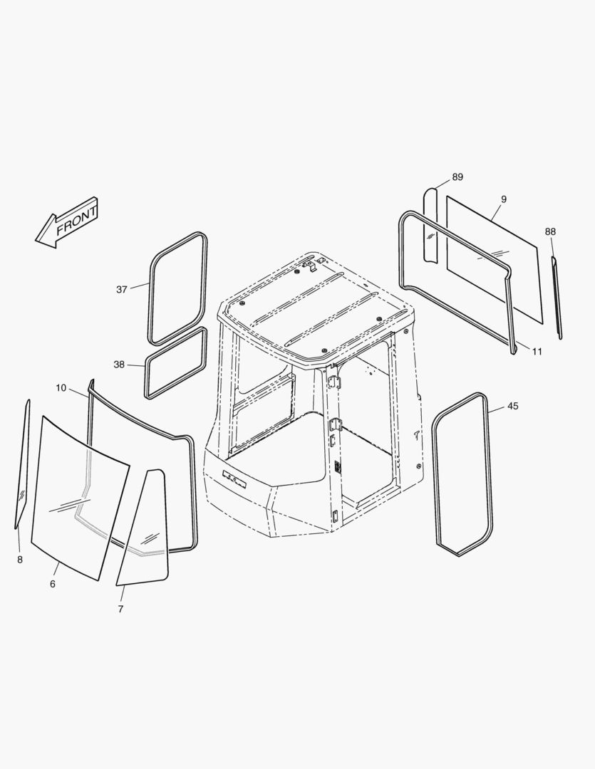 1440 CABIN(3)-ROPS & FOPS [2001~2035]