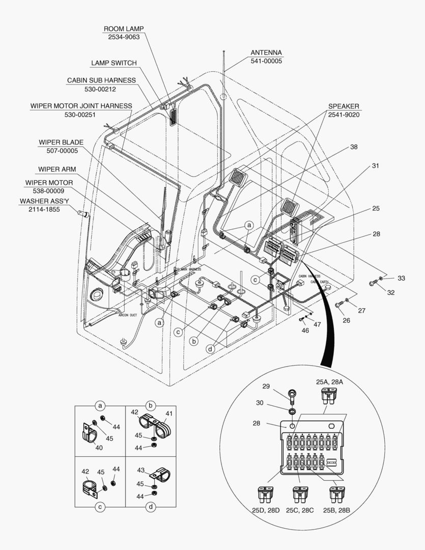ЭЛЕКТРИЧЕСКИЕ ЗАПЧАСТИ(4)-КАБИНА