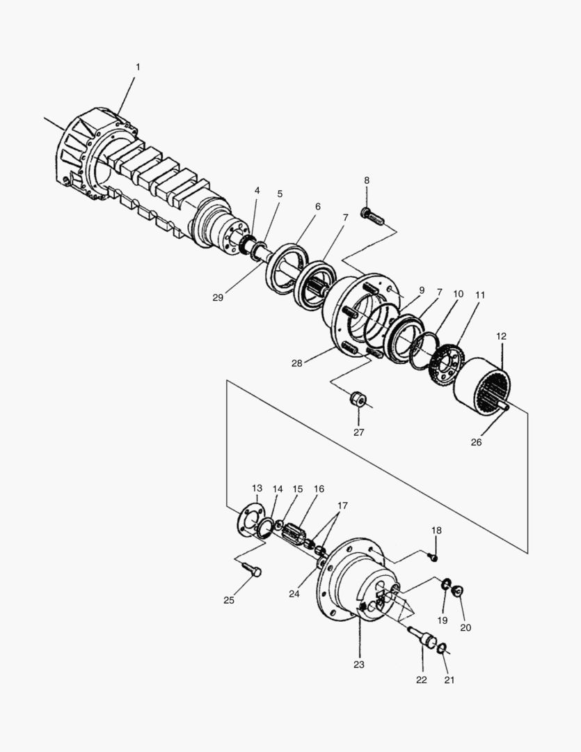 4440 REAR AXLE(3) [5001~7111]