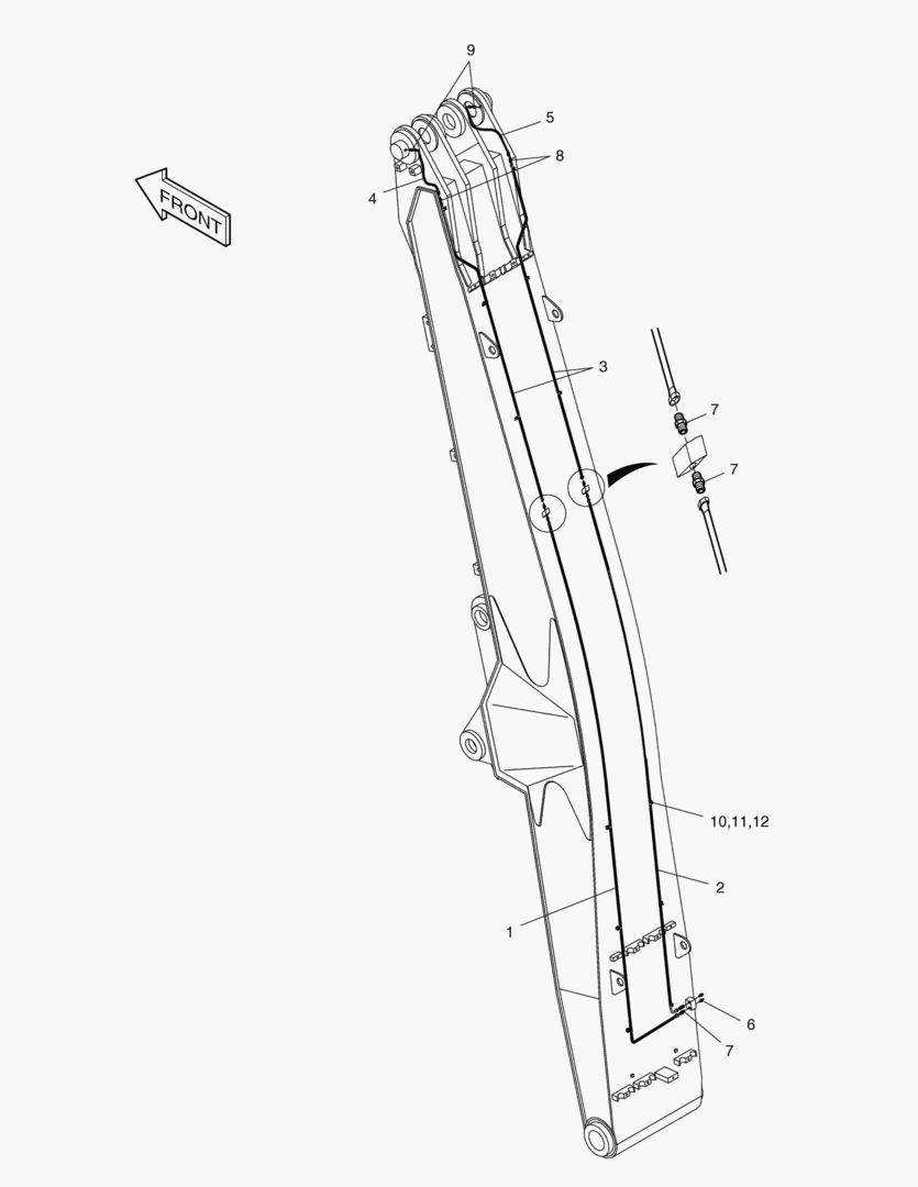 ТРУБОПРОВОД СМАЗОЧНОЙ СИСТЕМЫ