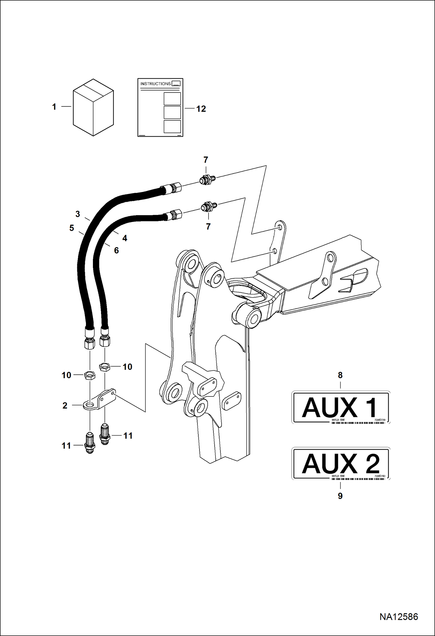 Схема ДОПОЛНИТЕЛЬНЫЙ КОМПЛЕКТ УДЛИНИТЕЛЕЙ