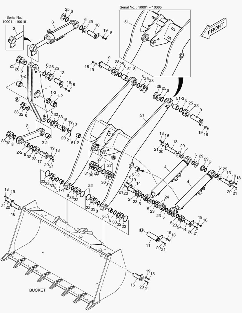 РУКОЯТЬ ПОГРУЗЧИКА В СБОРЕ