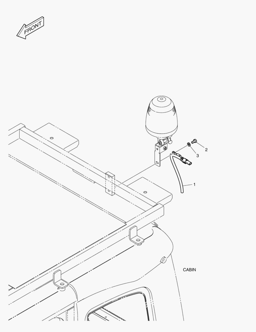 6630 ROTATING BEACON - WITH GUARD