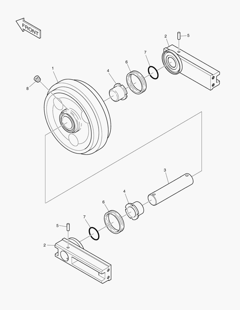 Схема НАТЯЖНОЕ КОЛЕСО