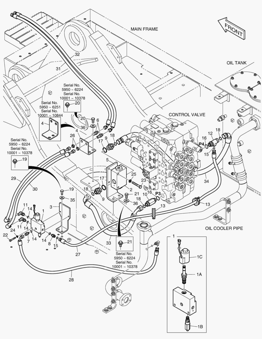 6360 MAIN PIPING - QUICK CLAMP & TWO PUMP
