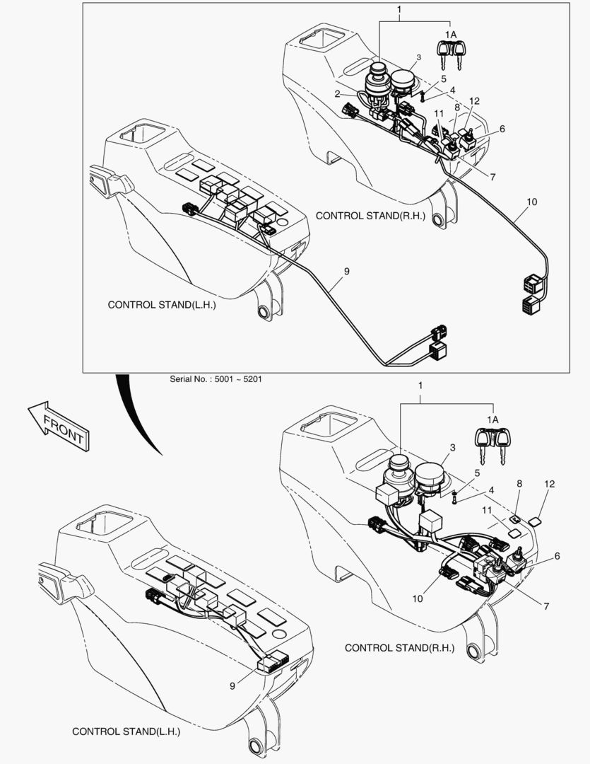 ЭЛЕКТРИЧЕСКИЕ ЗАПЧАСТИ - ПУЛЬТ УПРАВЛЕНИЯ