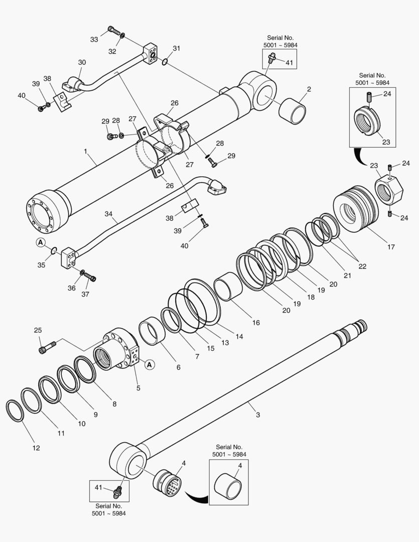 Спецтехника 4260 BUCKET CYLINDER - ARM 1.9m [5001~6164] - главное фото