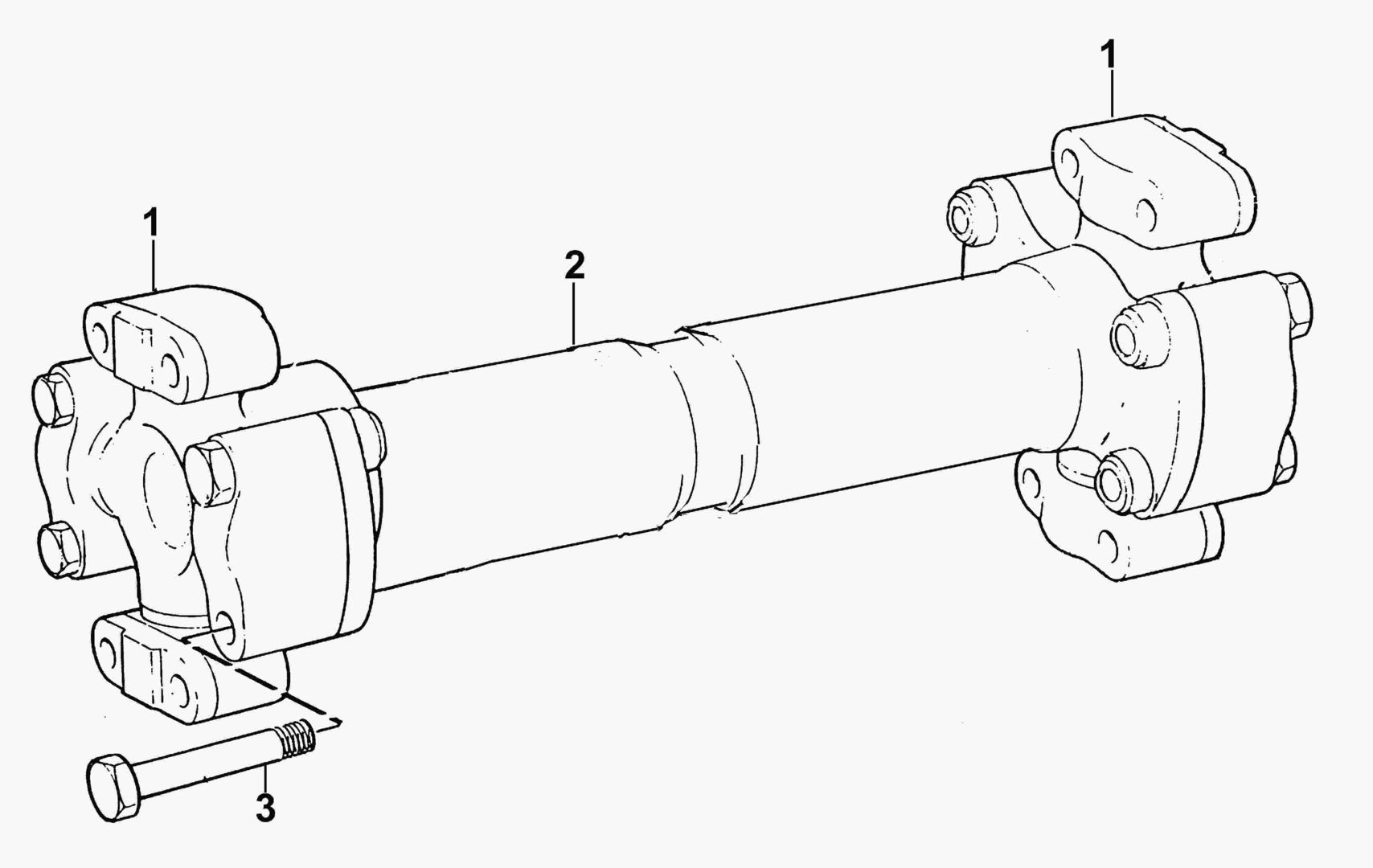 Схема G250-8 CARDAN SHAFT FRONT WAGON