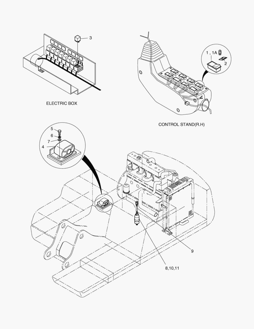 Схема SWING ALARM ASS`Y [1001~1175]