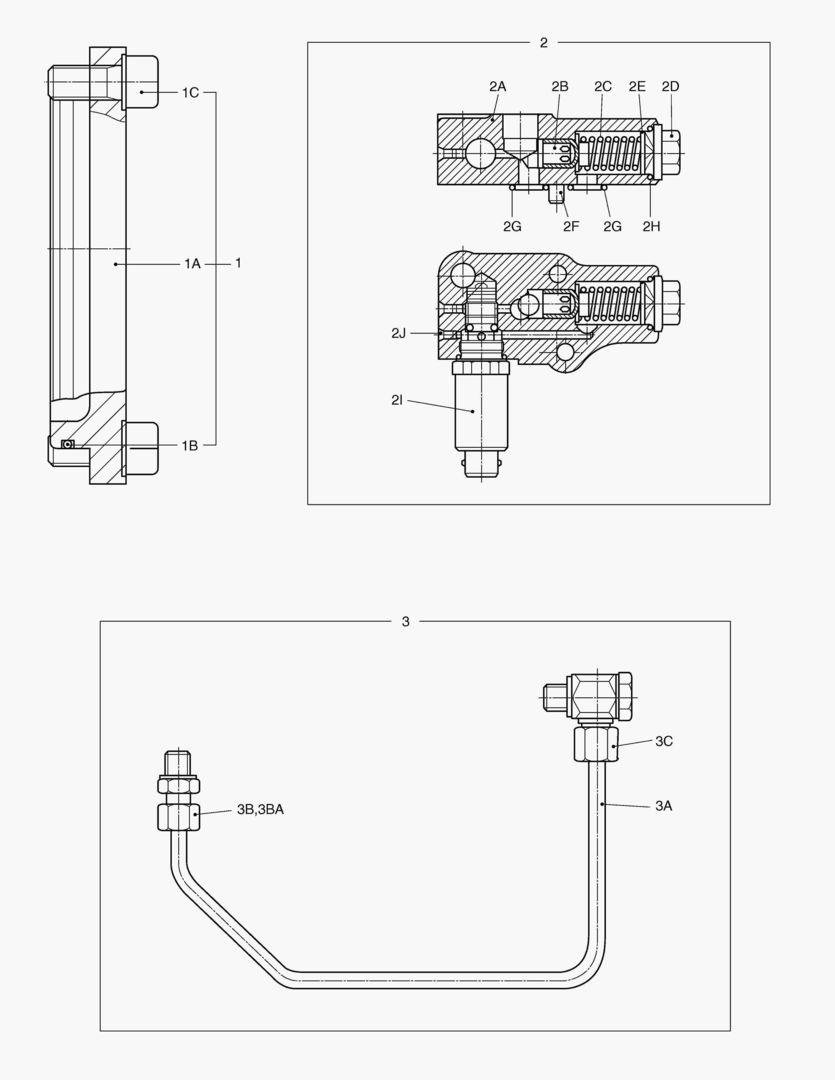 4130 MAIN PUMP-COVER & HYD. LINE