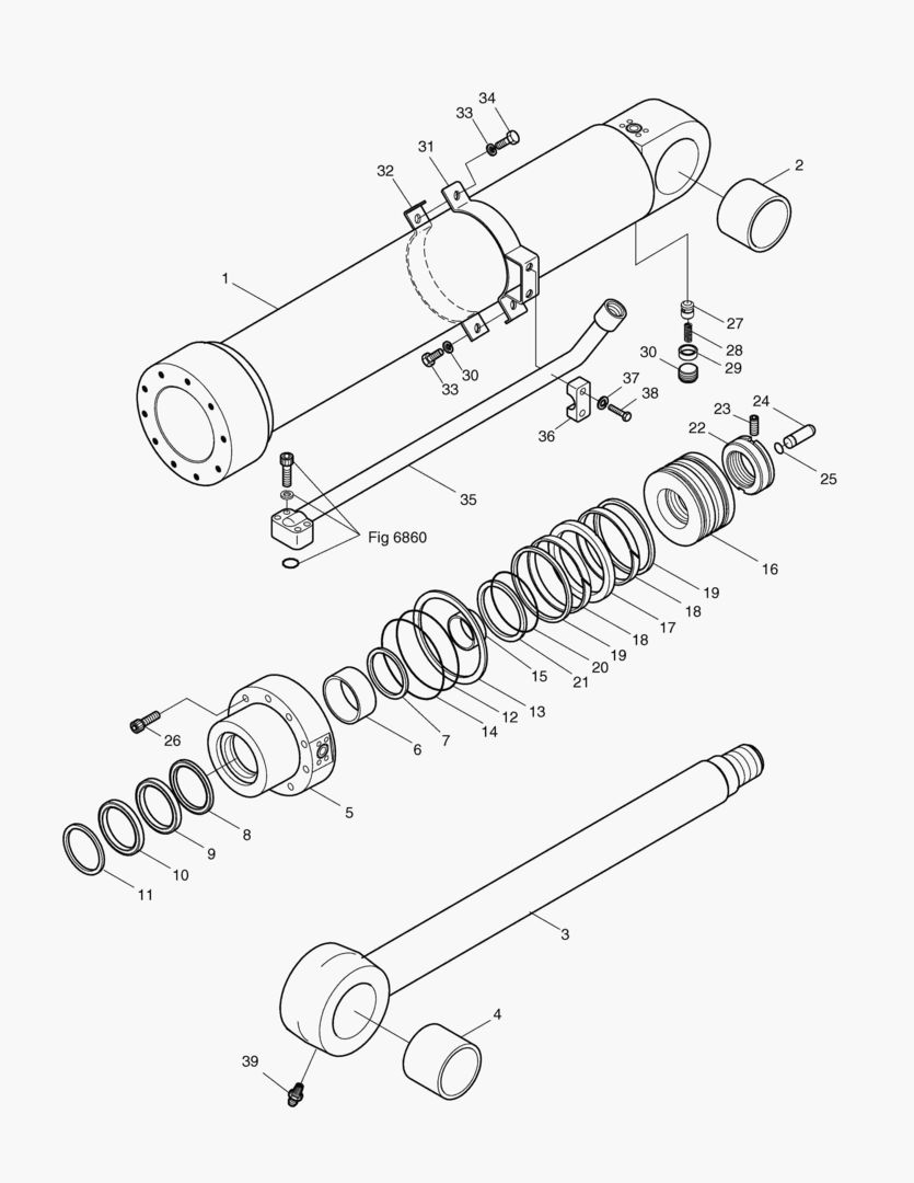 ЦИЛИНДР РУКОЯТИ-ГИДРОЗАМОК