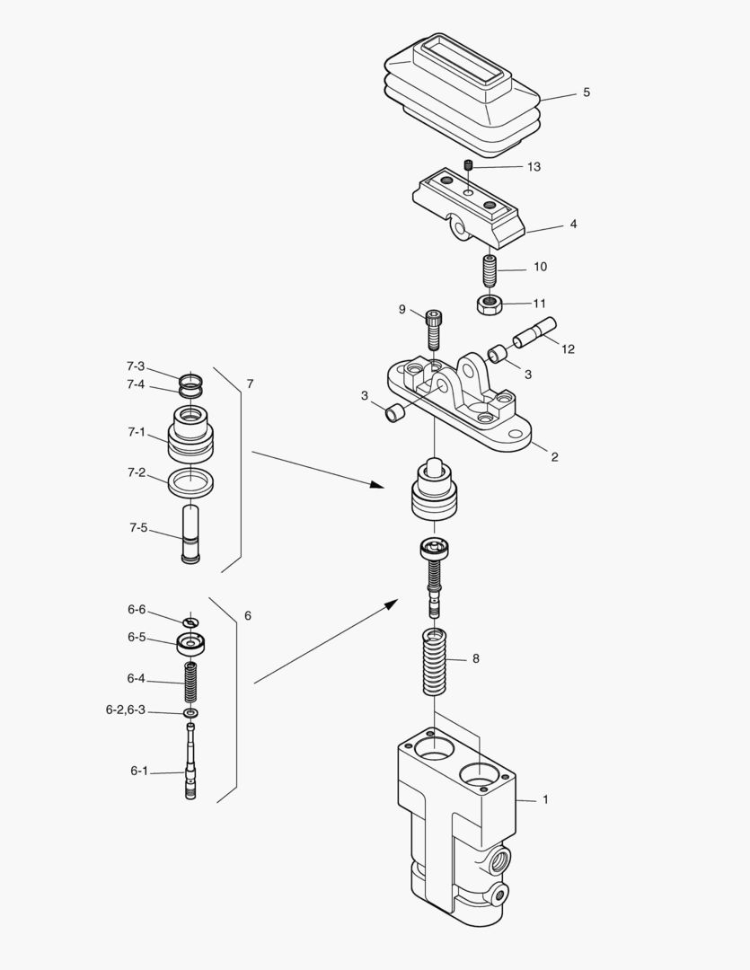 4205 PEDAL VALVE-BREAKER [1279~]