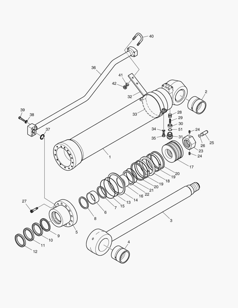 ЦИЛИНДР РУКОЯТИ - EXCA