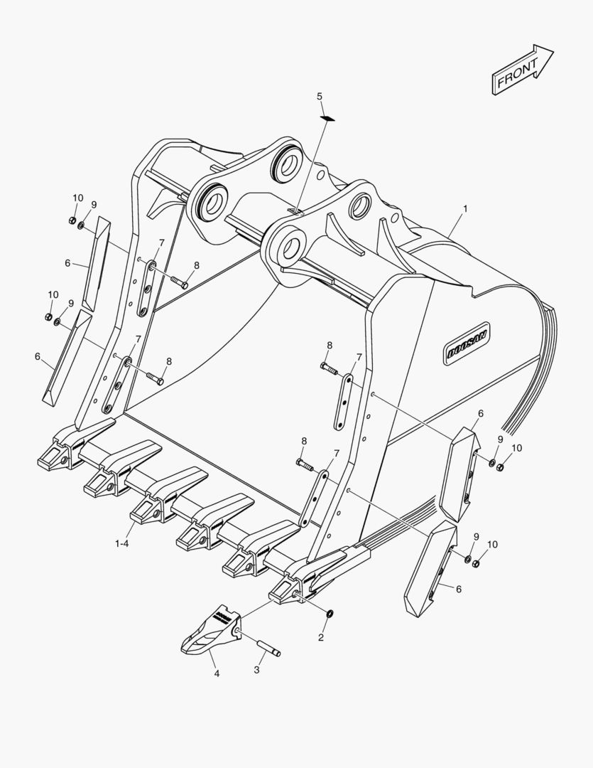 7241 BUCKET ASS`Y - 5.24mВі - S CLASS [5119~5133]