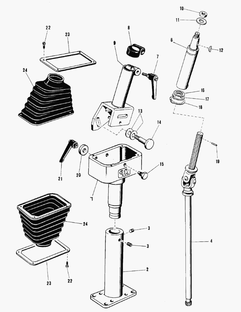 G055-5 STEERING COLUMN
