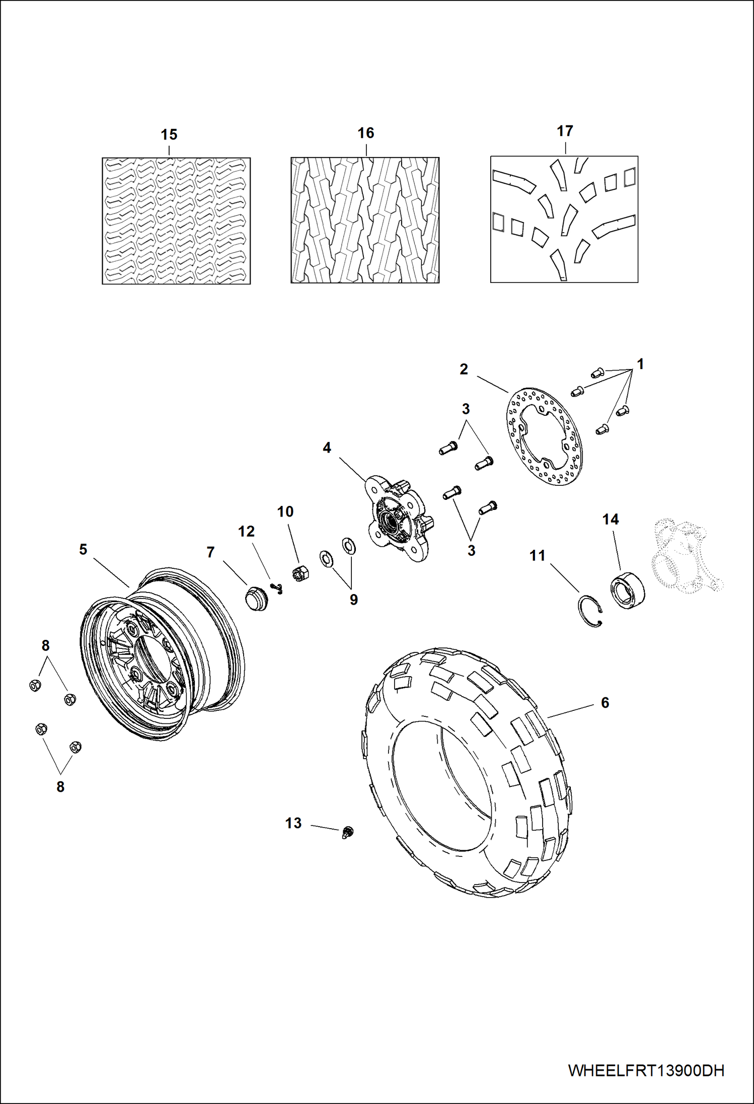 КОЛЕСА, ПЕРЕДНИИ