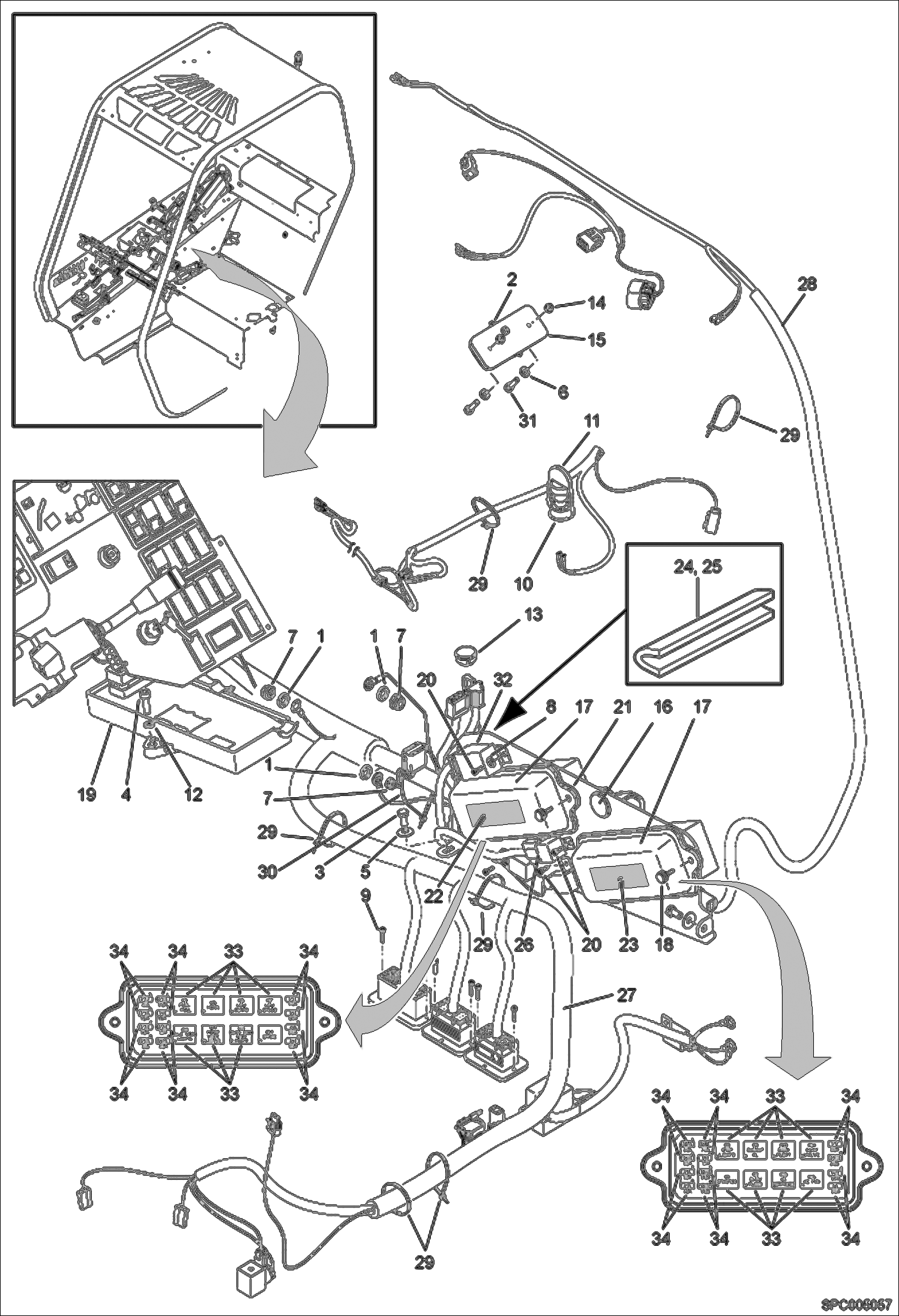 ЭЛЕКТРИЧЕСКАЯ СХЕМА (КАБИНА)