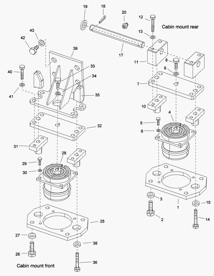 G075-11 CABIN MOUNT