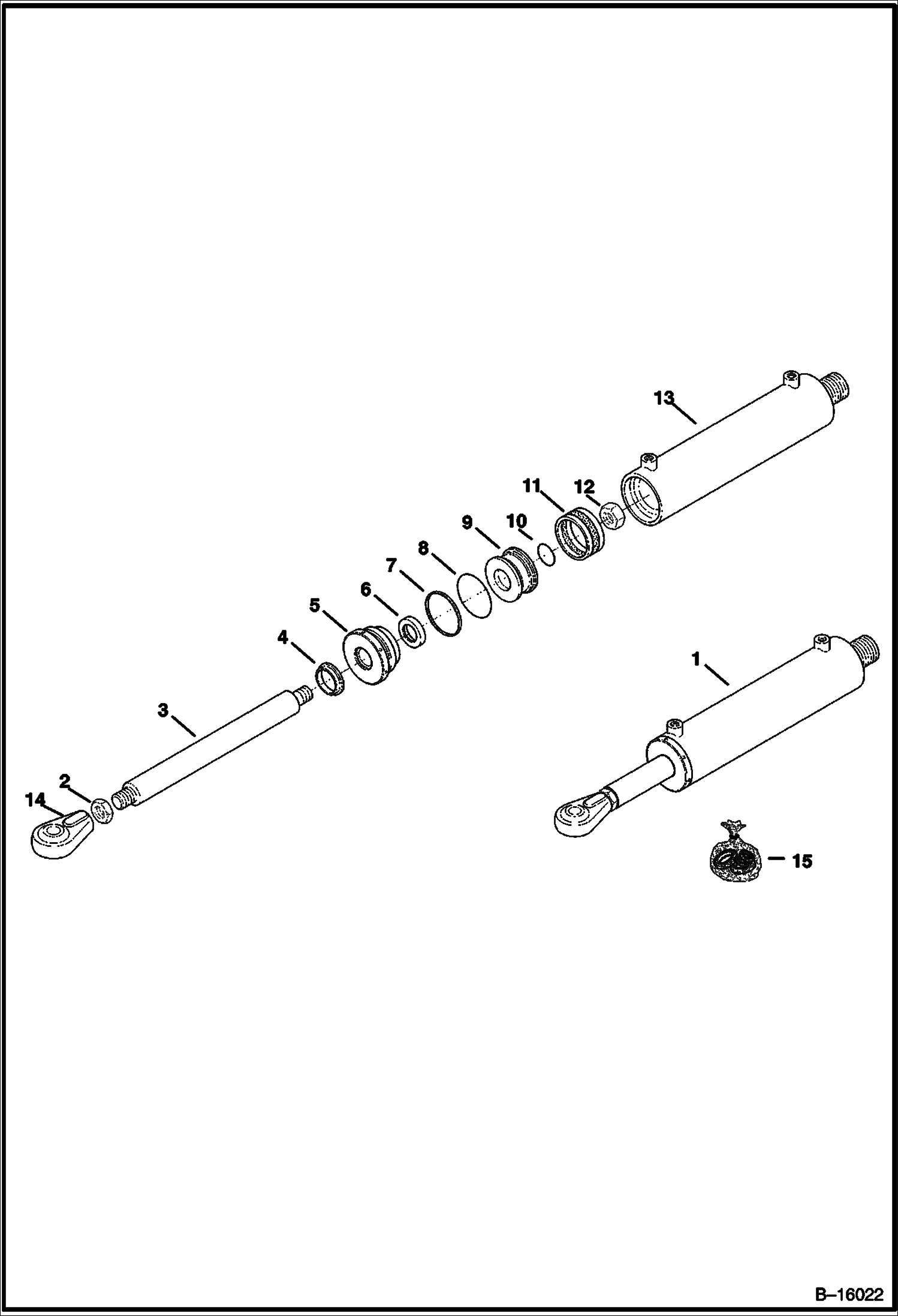 ПИЛА (ЦИЛИНДР УСТРОЙСТВА КОНТРОЛЯ ГЛУБИНЫ) (WS18 991800101 И ВЫШЕ) (WS24 991900101 И ВЫШЕ)
