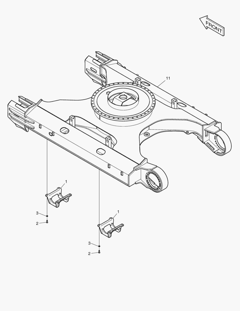 ПРЕДОХРАНИТЕЛЬ ГУСЕНИЦЫ-ШИРИНА ГУСЕНИЦЫ 3 м
