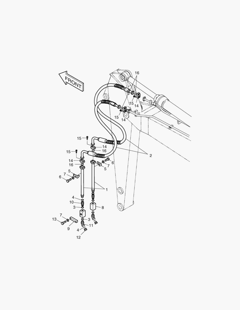 Спецтехника 6480 ARM PIPING-ARM 2.0m(ONE & TWO WAY) [1001~1329] - главное фото