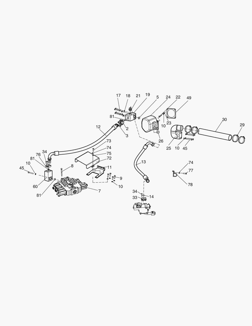 Спецтехника 5570 MAIN PIPING(1)-MECHANICAL LEVER&3SP [10328~] - главное фото