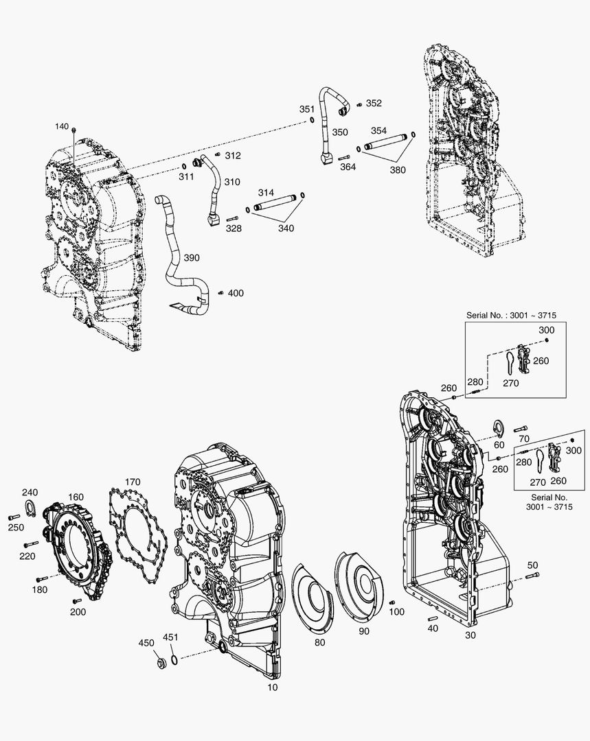КОРПУС КОРОБКИ ПЕРЕДАЧ - ТРАНСМИССИЯ