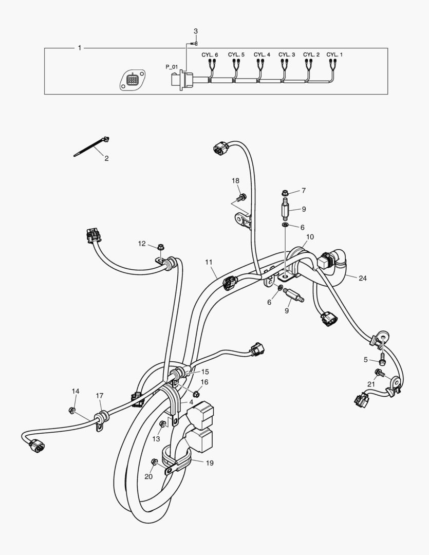 037D WIRE HARNESS(DL06-MCE00)