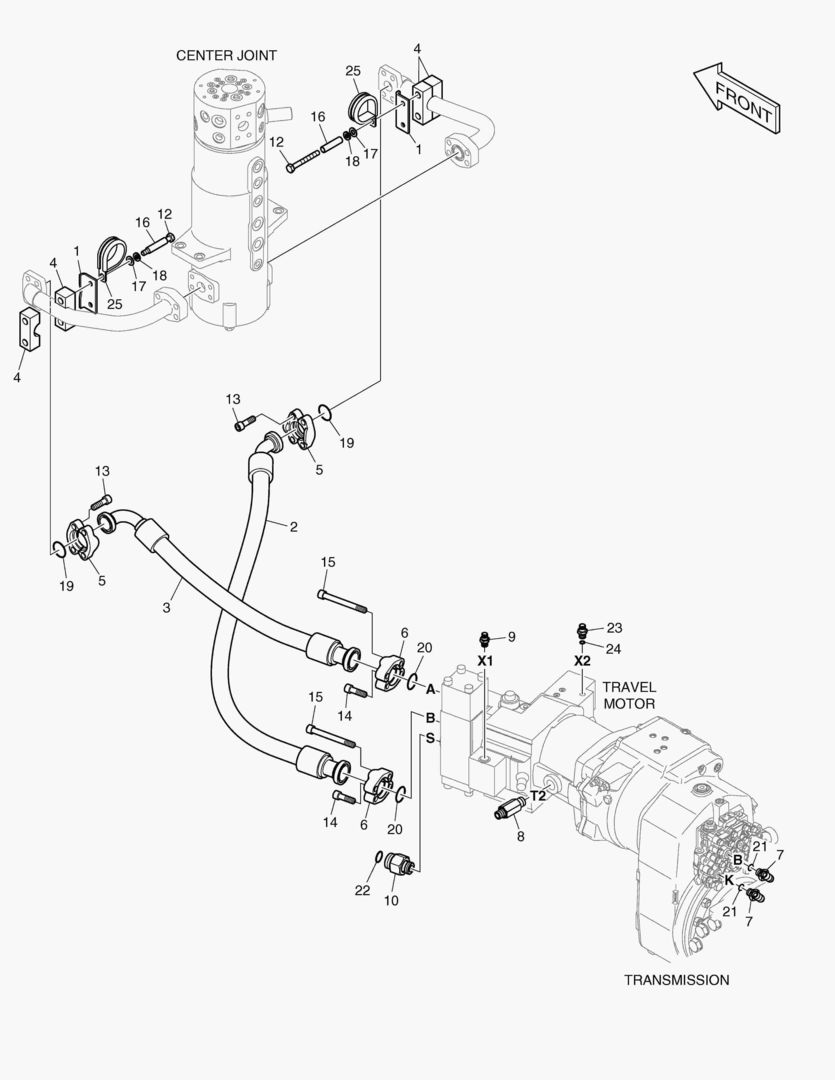 СИСТЕМА ТРУБОПРОВОДА КАРДАННОГО ВАЛА (1)