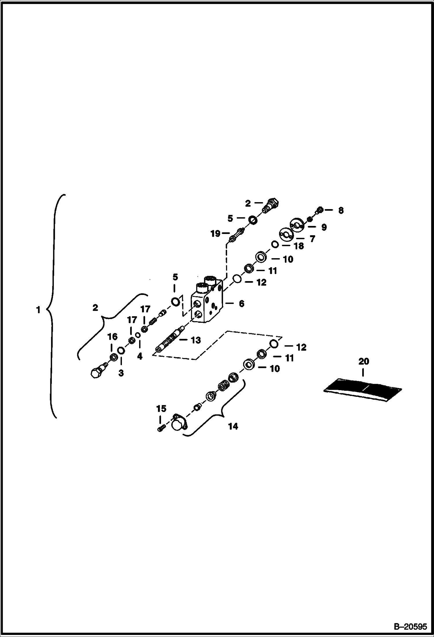 ЭКСКАВАТОР-ПОГРУЗЧИК (ОТДЕЛЕНИЕ СТАБИЛИЗАТОРА) (911B) (914B)