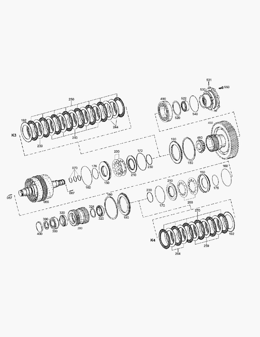 G070-40 COUPLING K3+K4