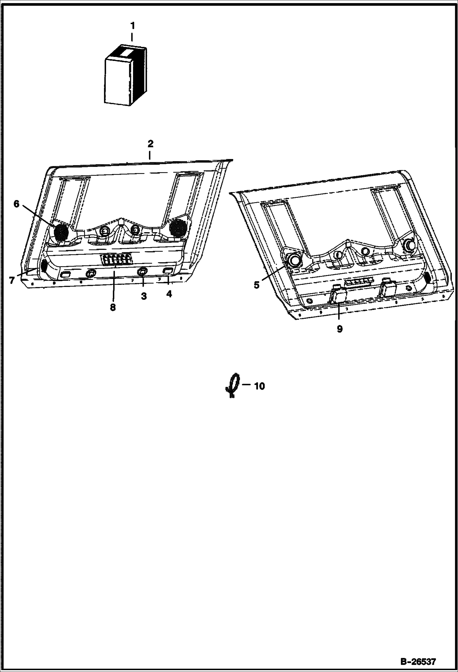 КОМПЛЕКТ УСТРОЙСТВ КОНСОЛИ КАБИНЫ ТИПА DELUXE