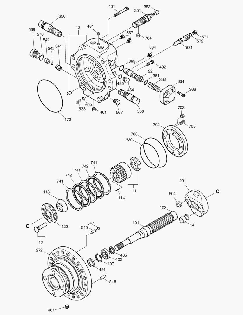 ХОДОВОЙ ГИДРОМОТОР