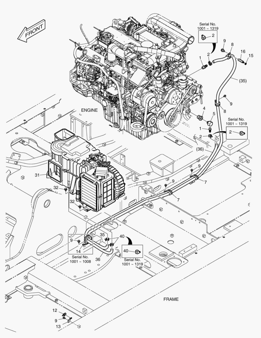 ТУБОПРОВОД ОБОГРЕВАТЕЛЯ