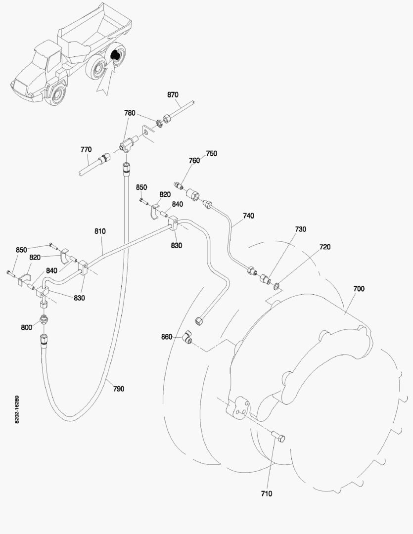G160-20 CALIPER LH; REAR TANDEM [710045~]